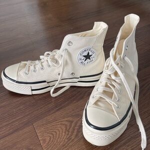 Converse platform sneakers, women 10